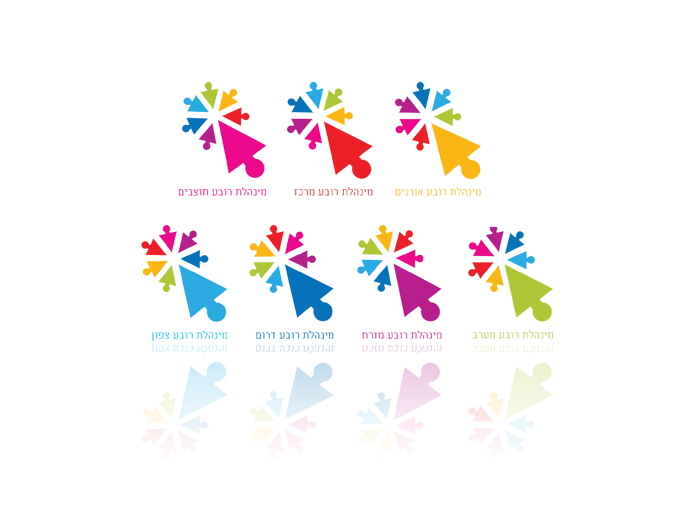 עיצוב לוגו לפרויקט רובעים בעיריית ירושלים